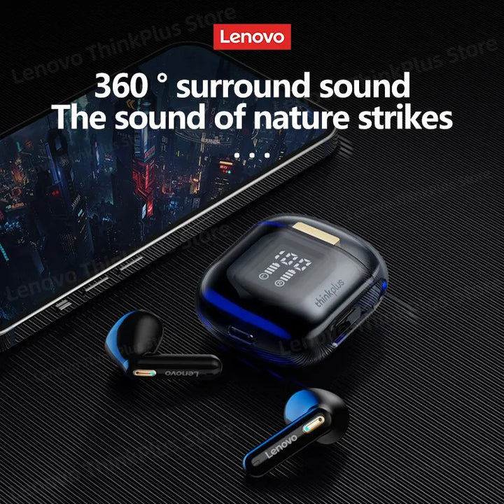 Lenovo LP6 Pro TWS LED Display Wireless Headphones Bluetooth
